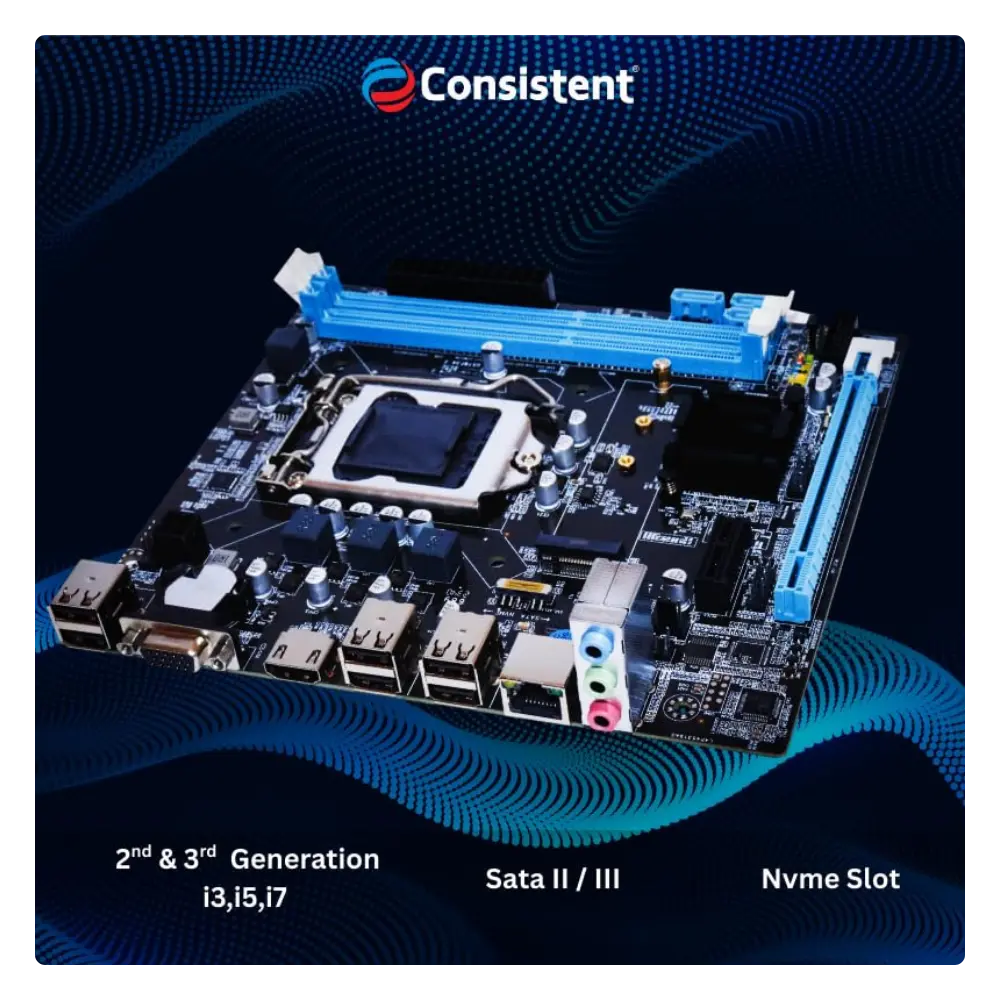 Consistent DDR3 Motherboard CMB H61 with NVME Slot