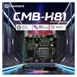 Consistent H81 DDR3 Motherboard for Intel 4th & 5th Gen Processors